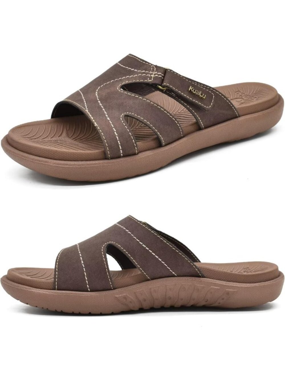 Stylish Women's Orthotic Slides with Arch Support | Lightweight Walking Sandals